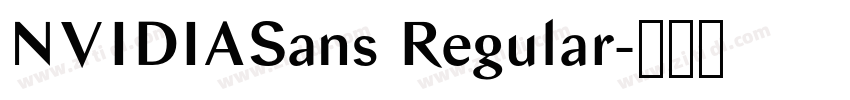 NVIDIASans Regular字体转换